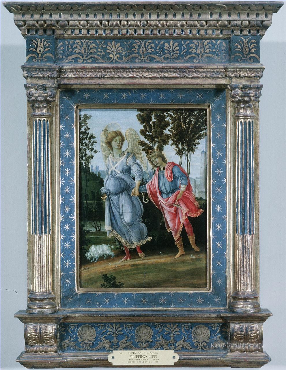 Tobias und der Engel Christentum Filippino Lippi Ölgemälde